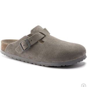 Stone boston birkenstocks softbed (open to trade for OG suede)